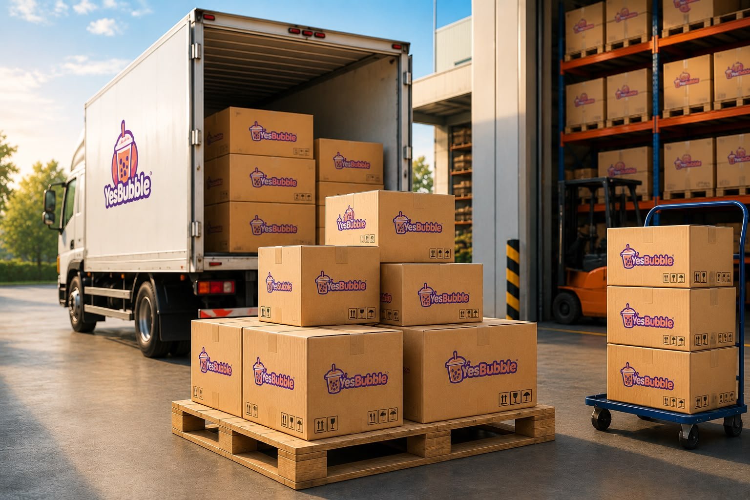distribution truck image
