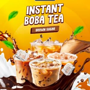 INSTANT BOBA TEA NEW instant bubble tea brown sugar @1 product