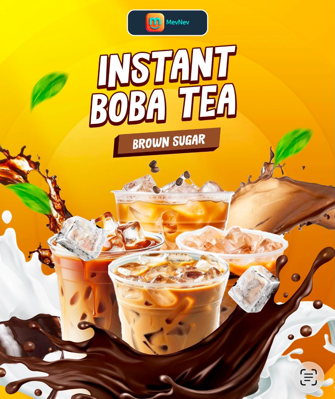 instant bubble tea brown sugar @1 product instant bubble tea brown sugar @1 product