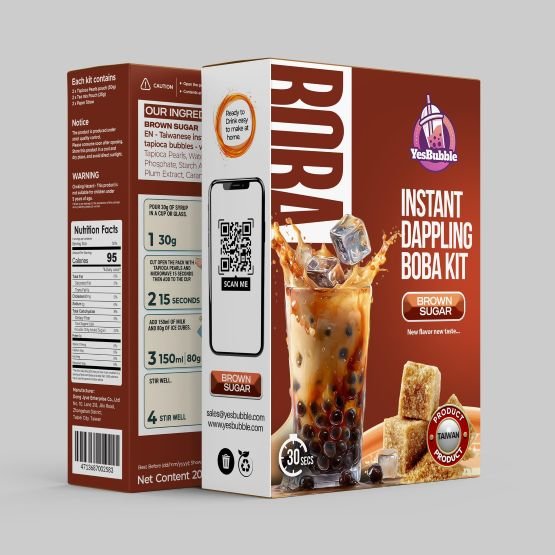 instant dappling boba tea @2 instant dappling boba tea @2